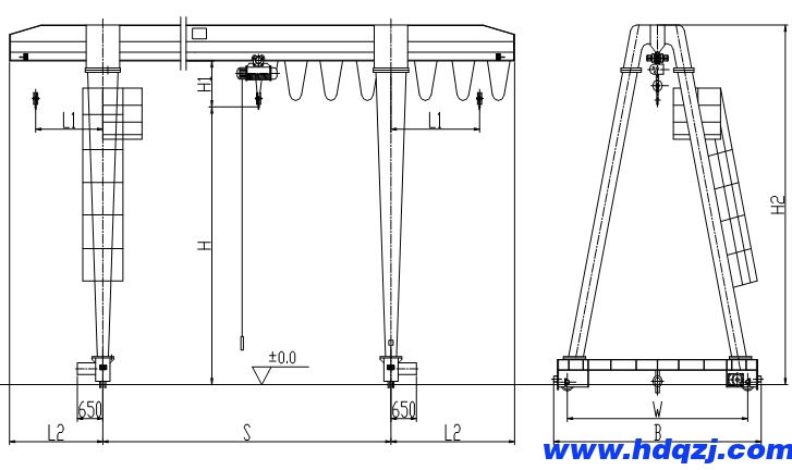 MH型單梁門式起重機圖紙.jpg MH型單梁門式起重機圖紙.jpg